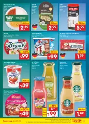 Gazetka promocyjna Netto Marken-Discount - Filial-Angebote - Gazetka - ważna od 23.07 do 23.07.2022 - strona 11 - produkty: angebot, bestpreis, burger, cin, dessert, dip, ehrmann, Ehrmann Grand Dessert, eis, grill, Grillkäse, hirtenkäse, joghur, joghurt, Käse, Kugel, Limburger, reis, rel, Rubius, sahne, sahne joghurt, smoothie, St. Mang, starbucks, Ti, usb, zott, zottarella, ZTE