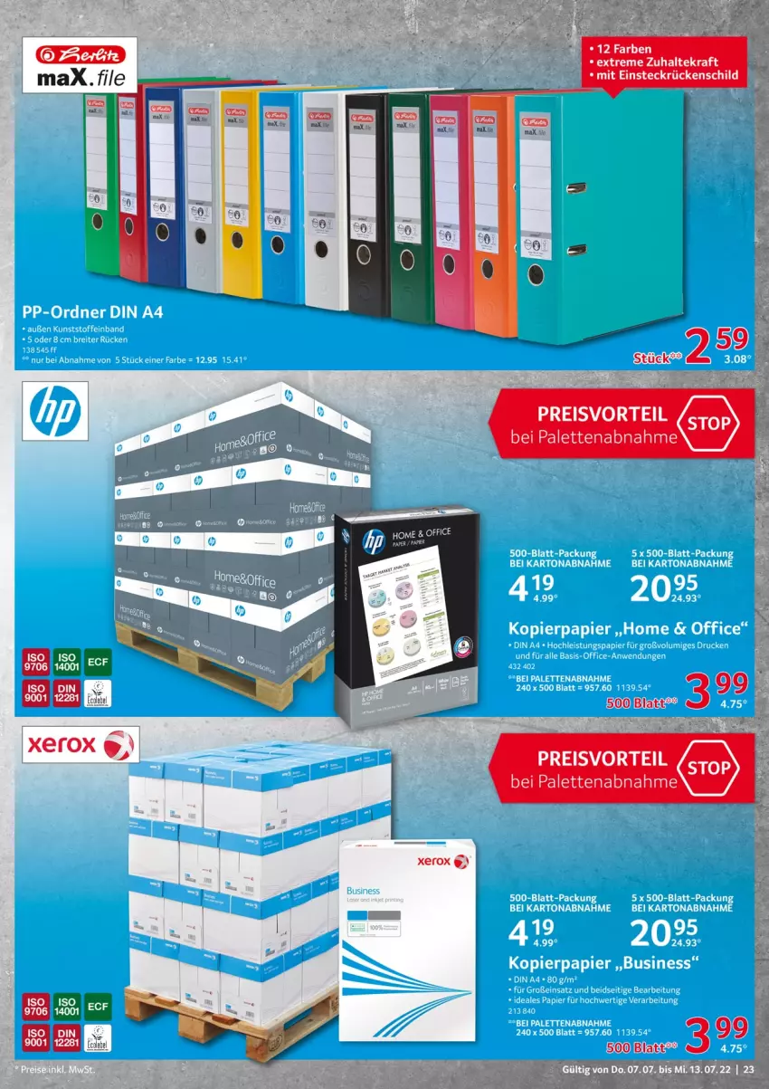 Aktueller Prospekt Selgros - Nonfood - von 07.07 bis 13.07.2022 - strona 23 - produkty: eis, jbl, kraft, Palette, preisvorteil, reis, Ti