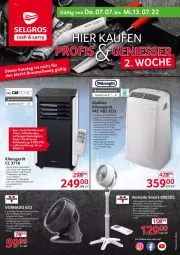 Gazetka promocyjna Selgros - Nonfood - Gazetka - ważna od 13.07 do 13.07.2022 - strona 1 - produkty: acer, auto, Clin, eis, Elan, fenster, fernbedienung, klimagerät, LG, Rauch, reis, rum, schlauch, Spektrum, Ti, timer, tisch, ventilator, wasser