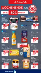 Gazetka promocyjna AldiSud - ALDI Aktuell - Gazetka - ważna od 02.04 do 02.04.2022 - strona 44 - produkty: aldi, auer, bihophar, Blüte, bohne, caramel, creme, direktsaft, eis, eiscreme, elle, espresso, flasche, fleisch, frucht, fruchtfleisch, häagen-dazs, honig, Innocent, kaffee, kirsch, kirsche, kirschen, konfitüre, Ländertee, landliebe, langnese, lavazza, mac, macadamia, minze, oder espresso, orange, reis, saft, sauerkirschen, tee, teekanne, teller, Ti, trolli, vanille, viennetta