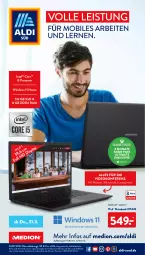 Gazetka promocyjna AldiSud - ALDI Aktuell - Gazetka - ważna od 02.04 do 02.04.2022 - strona 52 - produkty: aldi, auto, deo, eis, Intel, lautsprecher, medion, notebook, ssd, Ti