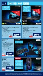 Gazetka promocyjna AldiSud - ALDI Aktuell - Gazetka - ważna od 02.04 do 02.04.2022 - strona 55 - produkty: aldi, angebot, angebote, auer, Bau, cin, eis, erde, gaming notebook, gaming-headset, geforce, gin, Headset, Laptop, lautsprecher, Maus, medion, ndk, notebook, nvidia, Razer, reis, rtx, rwe, ryzen, ssd, Tastatur, Ti, uhr