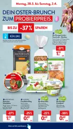 Gazetka promocyjna AldiSud - ALDI Aktuell - Gazetka - ważna od 02.04 do 02.04.2022 - strona 6 - produkty: aldi, averna, bier, bio, burger, dänischer schnittkäse, eis, frischkäse, Käse, käsetheke, Körniger Frischkäse, mozzarella, reis, rel, ring, schnittkäse, schnittlauch, sesam, snack, Ti, tomate, wein