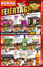 Gazetka promocyjna Norma - Norma - Gazetka - ważna od 25.12 do 25.12.2023 - strona 13 - produkty: activia, Bad, Becher, Becherovka, blended scotch, cerealien, eis, fisch, flasche, frucht, Geflügel, gelee, gewürz, gin, hero, kraft, kräuter, kräuterlikör, kräutern, likör, mac, mars, Nassnahrung, oder twix, Perfect Fit, reis, rezept, Ria, riegel, sauce, schoko, schokoriegel, scotch, sheba, snickers, Spezi, Ti, truthahn, twix, whiskas, whisky