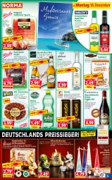 Gazetka promocyjna Norma - Norma - Gazetka - ważna od 25.12 do 25.12.2023 - strona 5 - produkty: anzünder, auer, bier, creme, eis, elle, erfrischungsgetränk, fisch, fische, flasche, früchte, früchten, getränk, gin, grill, grillanzünder, haselnuss, Holz, Kamin, Kaminofen, kerze, kirsch, kirsche, kirschen, kräuter, kräuterlikör, LG, likör, limo, mac, mandel, mandeln, nuss, Ofen, ouzo, prosciutto, prosciutto crudo, reis, reiss, rel, ring, rohschinken, salz, sauerkirschen, schinken, sim, snack, Speck, Spezi, spirituosen, südtiroler, tee, Teelicht, teelichte, Ti, tuc, zitrone, zitronen, ZTE