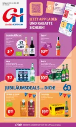 Gazetka promocyjna Getraenke Hoffmann - Prospekte - Gazetka - ważna od 24.10 do 24.10.2026 - strona 1 - produkty: angebot, angebote, aperitif, aperol, bier, bio, bio gemüse, coca-cola, cola, eis, flasche, Jubiläums, primitivo, rosato, saft, Ti