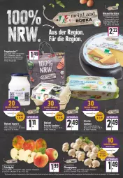 Gazetka promocyjna Edeka - Angebote der Woche - Gazetka - ważna od 04.03 do 04.03.2023 - strona 4 - produkty: bio, bioland, champignon, champignons, eier, elle, flasche, hartkäse, joghur, joghurt, Käse, kraft, pet-flasche, pet-flaschen, rwe, Schal, Schale, Tasche, tee, Ti, tragetasche