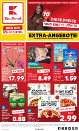 Gazetka promocyjna Kaufland - Extra-Angebote - Gazetka - ważna od 14.02 do 14.02.2024 - strona 1 - produkty: angebot, angebote, Becher, braten, decke, eis, feta, fleisch, ideal zum braten, Käse, lamm, Lammfleisch, Müller, orchidee, pizza, pudding, reis, salakis, schafskäse, Ti, topf, topf ø 12 cm, übertopf, ZTE