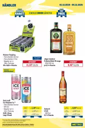 Gazetka promocyjna Metro - Wochen-Angebote Händler - Gazetka - ważna od 06.12 do 06.12.2025 - strona 5 - produkty: angebot, asbach uralt, Berger, corona, corona extra, eis, flasche, Germ, getränk, getränke, heineken, jägermeister, kleiner feigling, kräuter, kräuterlikör, leine, likör, Meister, Metro, metro gastro, orange, Palette, pils, pilsener, pilsner, radeberger, radeberger pilsner, raspberry, reis, smirnoff, Ti, tiefpreis, veltins, veltins pilsener