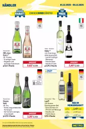 Gazetka promocyjna Metro - Wochen-Angebote Händler - Gazetka - ważna od 06.12 do 06.12.2025 - strona 6 - produkty: angebot, bohne, bohnen, burgunder, caffè crema, cuvée, dell, eis, elle, ente, flasche, frucht, getränk, getränke, grauburgunder, jacobs, jacobs krönung, käfer, kaffee, lavazza, mac, maracuja, Metro, metro gastro, Muffin, muffins, mumm, Palette, perlen, pfirsich, Pinot, pinot grigio, reis, Rivaner, sahne, sekt, Ti, tiefpreis, wein, zucker