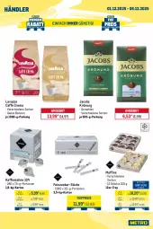Gazetka promocyjna Metro - Wochen-Angebote Händler - Gazetka - ważna od 06.12 do 06.12.2025 - strona 7 - produkty: angebot, bohne, bohnen, burgunder, caffè crema, cuvée, dell, eis, elle, ente, flasche, frucht, getränk, getränke, grauburgunder, jacobs, jacobs krönung, käfer, kaffee, lavazza, mac, maracuja, Metro, metro gastro, Muffin, muffins, mumm, Palette, perlen, pfirsich, Pinot, pinot grigio, reis, Rivaner, sahne, sekt, Ti, tiefpreis, wein, zucker