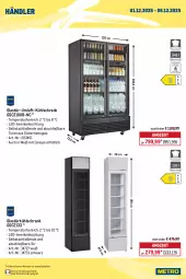 Gazetka promocyjna Metro - Wochen-Angebote Händler - Gazetka - ważna od 06.12 do 06.12.2025 - strona 8 - produkty: angebot, auer, beleuchtung, eis, Glastür, kühlschrank, Metro, reis, Schrank, Ti