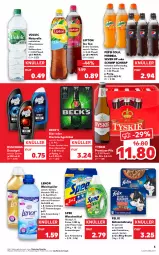 Gazetka promocyjna Kaufland - Gazetka - ważna od 22.06 do 22.06.2022 - strona 5 - produkty: alkohol, Alwa, angebot, angebote, beck's, beutel, bier, Cap, cola, duschdas, duschgel, eis, eistee, elle, felix, getränk, ice tea, katzennahrung, lenor, lenor weichspüler, lipton, lipton ice tea, mineralwasser, Mirinda, natur, natürliches mineralwasser, orchidee, pepsi, Pepsi Cola, pils, pril, rel, rind, Schwip Schwap, sensations, spee, tee, Ti, tyskie, volvic, waschmittel, wasser, weichspüler