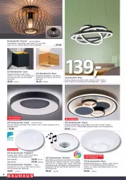 Gazetka promocyjna Bauhaus - Prospekte - Gazetka - ważna od 30.12 do 30.12.2023 - strona 16 - produkty: Bau, braun, decke, deckenleuchte, dell, elle, fernbedienung, Holz, lautsprecher, led-deckenleuchte, leds, Leuchte, leuchtmittel, Mode, natur, Osram, Pendelleuchte, ring, Ti