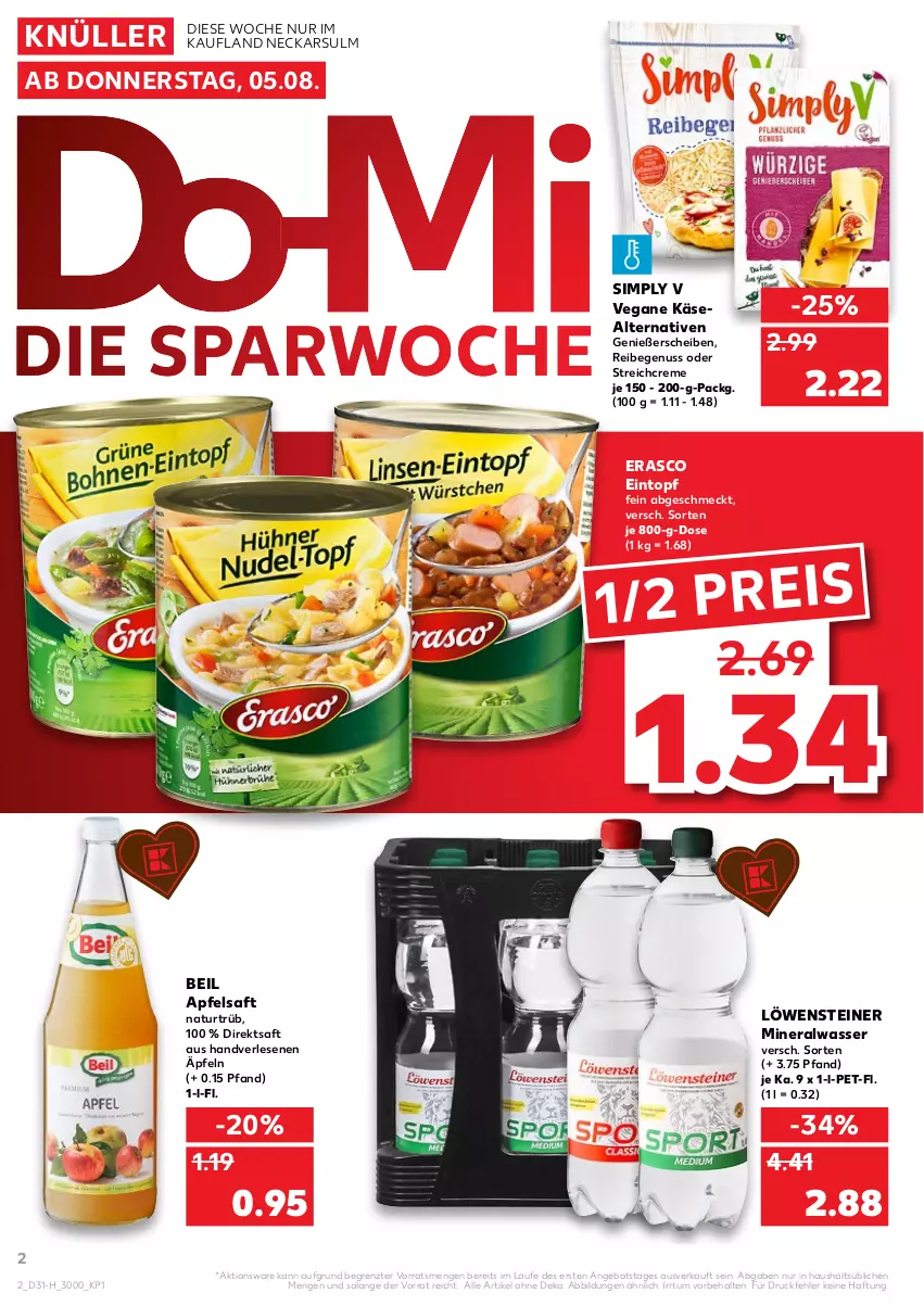 Aktueller Prospekt Kaufland - Spezielle Angebote - von 05.08 bis 11.08.2021 - strona 2