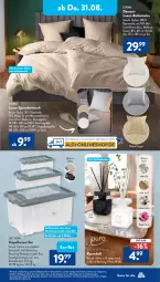 Gazetka promocyjna AldiSud - NÄCHSTE WOCHE - Gazetka - ważna od 02.09 do 02.09.2023 - strona 19 - produkty: aldi, alle artikel ohne dekoration, Bau, baumwolle, bett, Betttuch, bettwäsche, Clin, decke, Deckel, dekoration, dormia, eis, elle, gin, kissen, lack, LG, matratze, matratzen, Raumduft, reis, Ria, spannbetttuch, Ti, tuc, wolle, ZTE