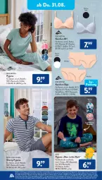 Gazetka promocyjna AldiSud - NÄCHSTE WOCHE - Gazetka - ważna od 02.09 do 02.09.2023 - strona 20 - produkty: aldi, aldi talk, Bau, baumwolle, dell, eis, elle, erde, Germ, gin, Kinder, kleid, Kleidung, Leuchte, medion, Minislip, Mode, Pyjama, reis, ring, rwe, shorty, shorty-pyjama, slip, slips, Ti, WICK, wolle, ZTE
