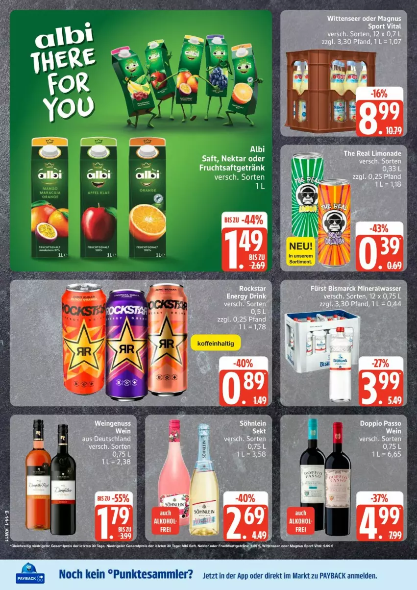 Aktueller Prospekt Edeka - Prospekte - von 09.03 bis 14.03.2026 - strona 16 - produkty: payback, rel, tesa, Ti