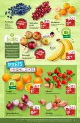 Gazetka promocyjna Aldi Nord - Aldi-Aktuell - Gazetka - ważna od 05.03 do 05.03.2022 - strona 3 - produkty: aldi, apfel, banane, bananen, beere, beeren, eis, elle, erdbeere, erdbeeren, erde, fleisch, frucht, fruchtfleisch, heidelbeere, heidelbeeren, lebensmittel, mandarine, mandarinen, obst, orange, orangen, Rauch, reis, saft, Schal, Schale, Schalotte, schnitten, Speisezwiebeln, tafeltrauben, Ti, trauben, und gemüse, Yo, zitrone, zitronen, zitronensaft, zwiebel, zwiebeln