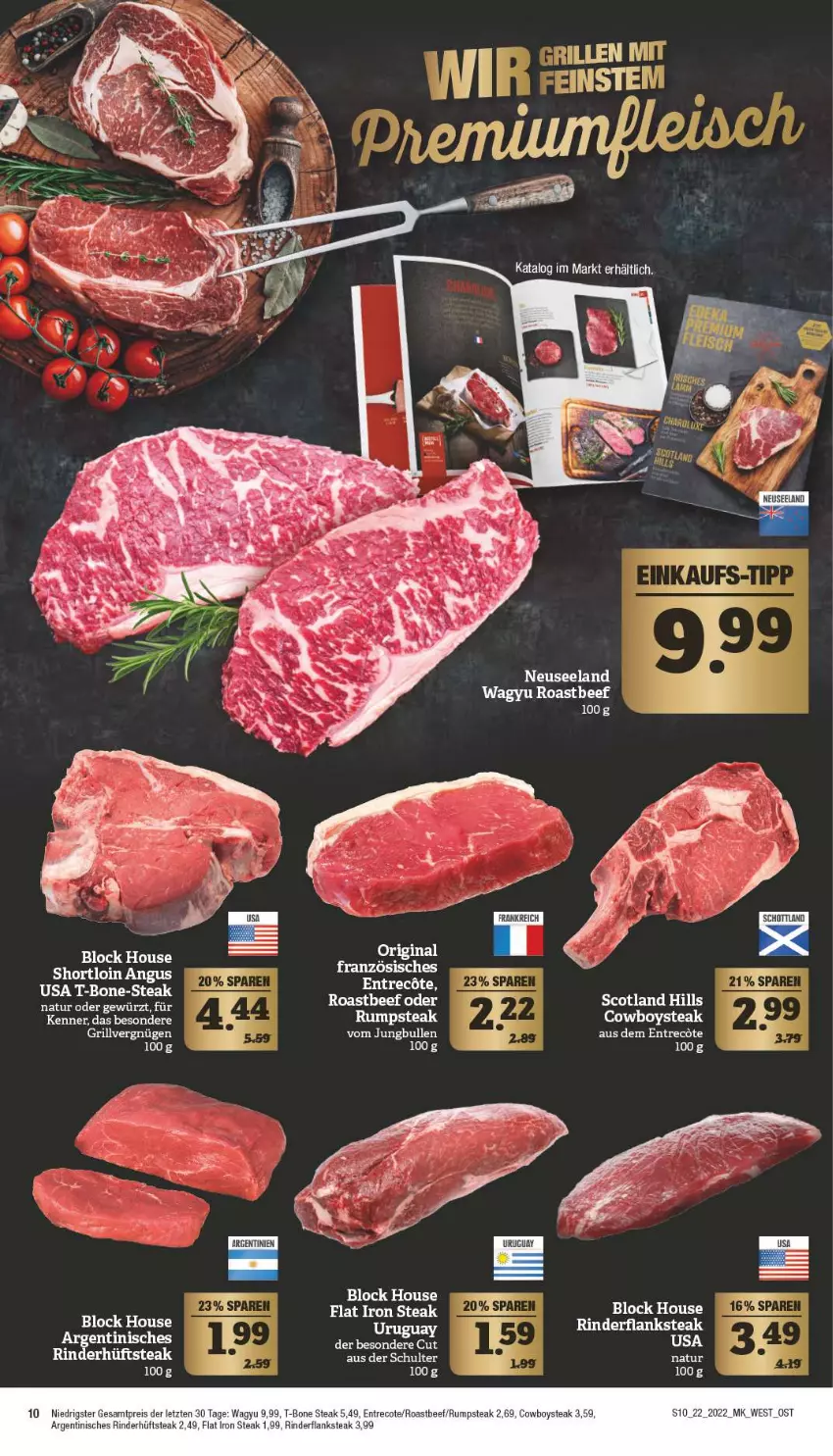 Aktueller Prospekt Marktkauf - Prospekt - von 29.05 bis 04.06.2022 - strona 10 - produkty: beef, eis, Elan, Flanksteak, gewürz, hüftsteak, jungbullen, LG, natur, reis, rind, rinder, roastbeef, rum, rumpsteak, steak, T-Bone Steak, Ti, ZTE