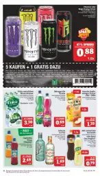 Gazetka promocyjna Marktkauf - Prospekt - Gazetka - ważna od 04.06 do 04.06.2022 - strona 26 - produkty: Alwa, amecke, brause, burger, Cap, coupon, coupons, deit, drink, Drink Dose, eis, energy drink, erde, flasche, gin, ice tea, limo, limonade, mineralwasser, monster, Oral B, reis, säfte, sirup, Spezi, Ti, volvic, volvic natürliches, wasser, ZTE, zucker