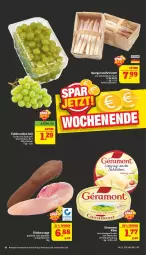 Gazetka promocyjna Marktkauf - Prospekt - Gazetka - ważna od 04.06 do 04.06.2022 - strona 46 - produkty: eis, gin, Käse, korb, reis, rind, rinder, Rinderzunge, Schal, Schale, spargel, tafeltrauben, trauben, weichkäse, ZTE