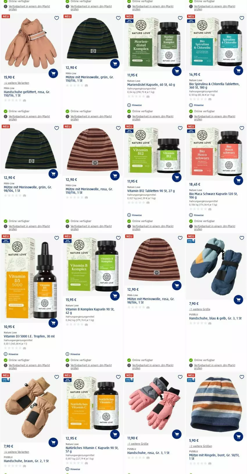 Aktueller Prospekt Dm Drogerie - Prospekte - von 02.10 bis 11.10.2023 - strona 17 - produkty: ACC, bio, braun, eis, handschuhe, mac, Mütze, natur, rel, Ria, ring, rum, schuhe, tablet, tablett, Tablette, Ti, usb, vita, Vitamin B, Vitamin C, wolle