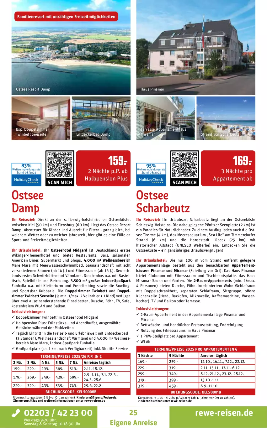 Aktueller Prospekt Rewe Reisen - Reiseprospekt - von 28.08 bis 26.09.2025 - strona 25 - produkty: aqua, axe, backofen, Bad, bett, Betten, bettwäsche, buch, decke, dusche, eis, elle, ente, Garten, getränk, getränke, handtücher, inklusivleistungen, kaffee, kaffeemaschine, Kinder, Kocher, küche, Küchen, Küchenzeile, kurtaxe, latte, Meerwasser, mikrowelle, natur, Ofen, rama, Reinigung, reis, resa, Schrank, Sport, Ti, tisch, tücher, uhr, wasser, wasserkocher, wellnessbereich