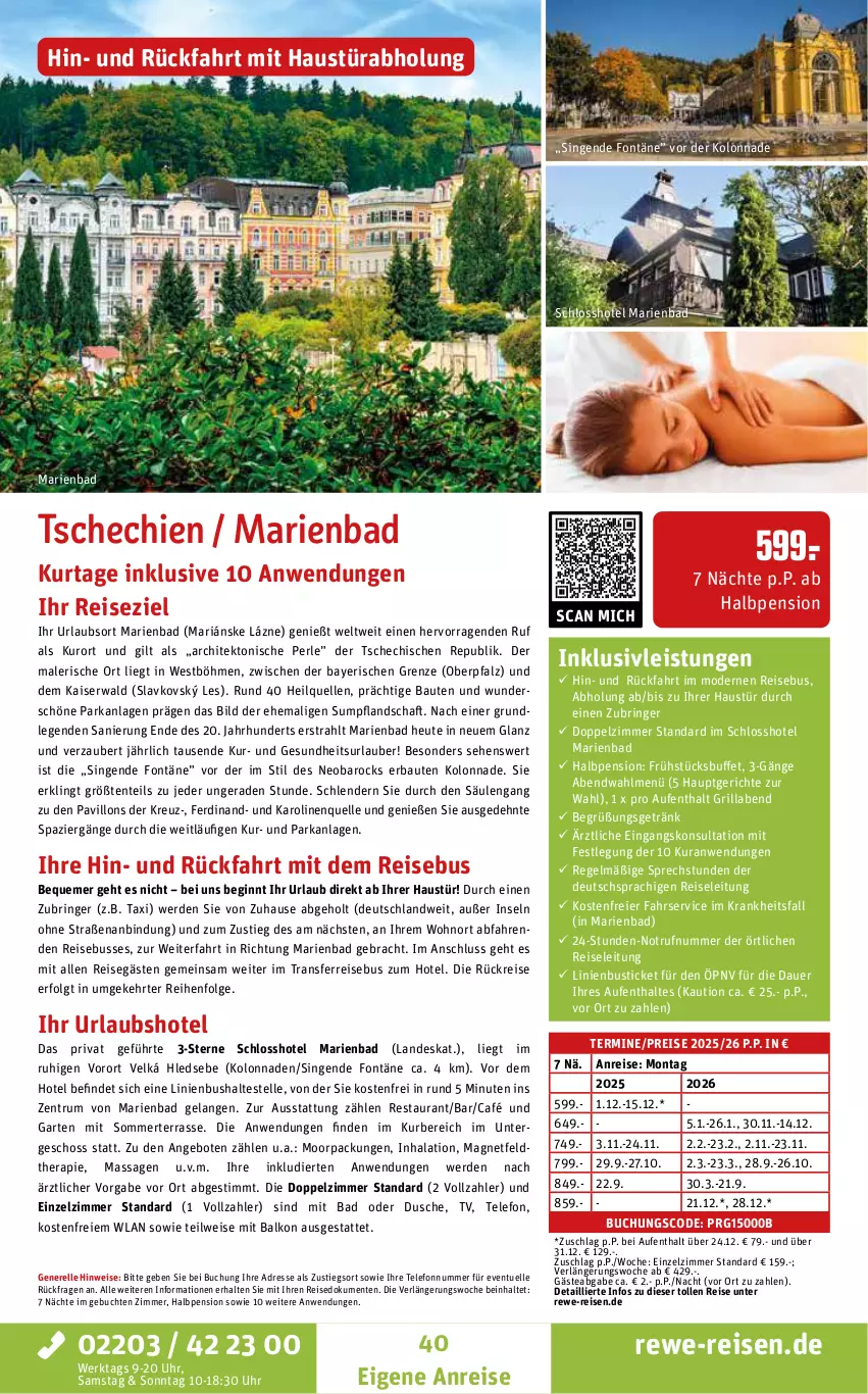 Aktueller Prospekt Rewe Reisen - Reiseprospekt - von 28.08 bis 26.09.2025 - strona 40 - produkty: angebot, angebote, auer, aust, Bad, Bau, buch, dusche, eier, eis, Elan, elle, ente, erde, Garten, Gesundheit, getränk, gin, grill, gsw, Heu, inklusivleistungen, Kaiser, leds, LG, Mode, Parka, pavillon, reis, rel, ring, rum, telefon, Ti, uhr