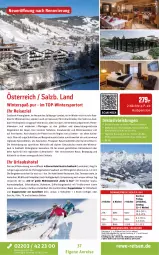 Gazetka promocyjna Rewe Reisen - Reiseprospekt - Gazetka - ważna od 26.09 do 26.09.2025 - strona 37 - produkty: auer, aust, axe, Bad, Bau, bett, body, brunnen, buch, burger, dusche, eis, feinschmecker, inklusivleistungen, Kaiser, Kaiserschmarrn, Knödel, mac, Mode, natur, nuss, reis, Ria, rum, rwe, salz, Spezi, Sport, Ti, uhr, wellnessbereich