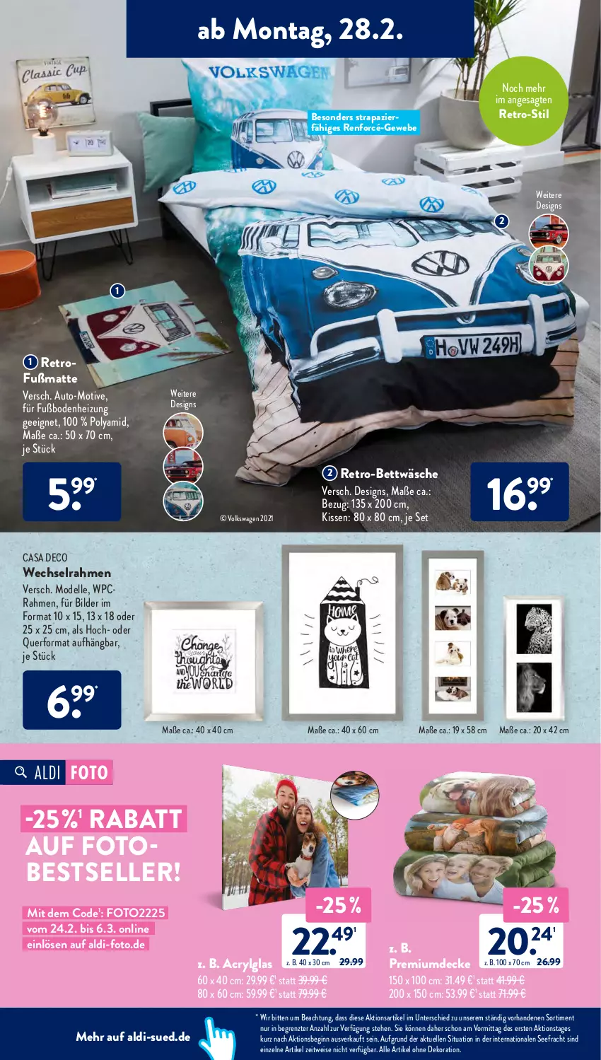 Aktueller Prospekt AldiSud - ALDI Aktuell - von 28.02 bis 05.03.2022 - strona 6 - produkty: aldi, alle artikel ohne dekoration, auto, bett, bettwäsche, casa deco, decke, dekoration, dell, eis, elle, Fußmatte, gin, kissen, LG, Mode, Ti, ZTE