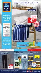 Gazetka promocyjna AldiSud - ALDI Aktuell - Gazetka - ważna od 05.03 do 05.03.2022 - strona 1 - produkty: aldi, angebot, auto, duschtuch, eis, Garten, gin, handtücher, hose, körperpflege, LG, Raffinade Zucker, reis, resa, Ti, tuc, tücher, zucker