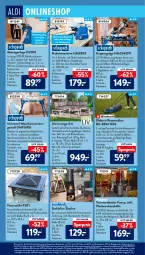Gazetka promocyjna AldiSud - ALDI Aktuell - Gazetka - ważna od 05.03 do 05.03.2022 - strona 14 - produkty: adapter, aldi, angebot, angebote, auer, Bank, Bau, Behälter, Brei, Eckbank, edelstahl, eis, Elektro, elektro-rasenmäher, elle, ente, erde, gin, Holz, HP, kissen, lack, latte, LG, lounge-set, messer, ndk, Ofen, papier, rasen, rasenmäher, reis, Rückenkissen, rwe, säge, Schal, Schale, schlauch, schutzhülle, Sport, Ti, tisch, tischplatte, uhr