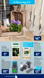 Gazetka promocyjna AldiSud - ALDI Aktuell - Gazetka - ważna od 05.03 do 05.03.2022 - strona 18 - produkty: aldi, batterie, beutel, buch, decke, Deckel, dell, dünger, edelstahl, eis, elle, erde, fernbedienung, ferrex, gabel, gardenline®, Holz, Mode, pflanze, pflanzen, rasen, reis, senf, Spaten, Spezi, steckdose, Ti, Tiere