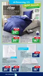 Gazetka promocyjna AldiSud - ALDI Aktuell - Gazetka - ważna od 05.03 do 05.03.2022 - strona 20 - produkty: aldi, Bau, baumwolle, bett, Betttuch, bettwäsche, bio, dell, elle, Ergee, jersey-spannbetttuch, kissen, kopfkissen, Kugel, LG, matratze, matratzen, Mode, satin-bettwäsche, spannbetttuch, steppbett, Ti, Trockner, tuc, wolle