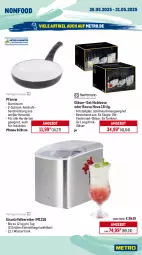 Gazetka promocyjna Metro - Wochen-Angebote - Gazetka - ważna od 31.05 do 31.05.2025 - strona 17 - produkty: angebot, auer, auto, Behälter, boss, drink, eis, eiswürfel, eiswürfelbereiter, elle, Gläser, herdarten, LG, Metro, pfanne, reis, Schere, spülmaschinen, teller, Ti, tiefpreis, Trockensauger, wasser, wassertank, würfel