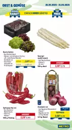 Gazetka promocyjna Metro - Wochen-Angebote - Gazetka - ważna od 31.05 do 31.05.2025 - strona 8 - produkty: angebot, arla, Becher, beutel, bio, bunte salate, eimer, eis, Elan, frischkäse, frucht, fruchtjoghurt, géramont, joghur, joghurt, Käse, mac, milch, obst, paprika, paprika rot, reis, salat, salate, salz, spargel, Spitzpaprika, Ti, tiefpreis, weichkäse, zwiebel, zwiebeln