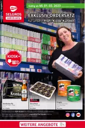 Gazetka promocyjna Selgros - Ordersatz - Gazetka - ważna od 29.04 do 29.04.2023 - strona 1 - produkty: angebot, angebote, auer, Donut, eis, flasche, krombache, krombacher, krombacher pils, lack, LG, pils, pringles, regal, reis, reiss, ring, Ti