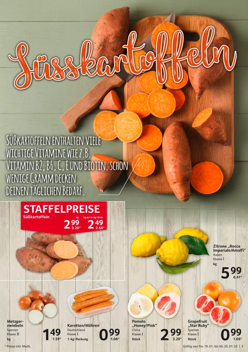 Aktueller Prospekt Selgros - Food - von 19.01 bis 25.01.2023 - strona 3 - produkty: eis, ente, grapefruit, Pomelo, reis, Ria, Ti, zitrone, zwiebel, zwiebeln