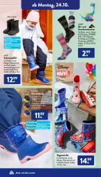 Gazetka promocyjna AldiSud - NÄCHSTE WOCHE - Gazetka - ważna od 29.10 do 29.10.2022 - strona 18 - produkty: aldi, decksohle, dell, disney, eis, Kinder, Mode, Ria, socken, Ti, wasser, wolle