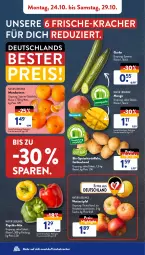 Gazetka promocyjna AldiSud - NÄCHSTE WOCHE - Gazetka - ważna od 29.10 do 29.10.2022 - strona 4 - produkty: aldi, beutel, bio, eis, gurke, kartoffel, kartoffeln, kracher, mandarine, mandarinen, mango, natur, nuss, paprika, reis, speisekartoffeln, Tasche, Ti, ZTE