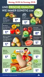 Gazetka promocyjna AldiSud - NÄCHSTE WOCHE - Gazetka - ważna od 29.10 do 29.10.2022 - strona 5 - produkty: alle artikel ohne dekoration, apfel, avocado, avocados, beutel, bio, Bio-Paprika, Birnen, butter, dekoration, eis, grana, granatapfel, karotten, kiwi, Kiwi Gold, Kürbis, LG, melone, natur, paprika, Rana, reis, Schal, Schale, tee, Ti, wasser, wassermelone, ZTE