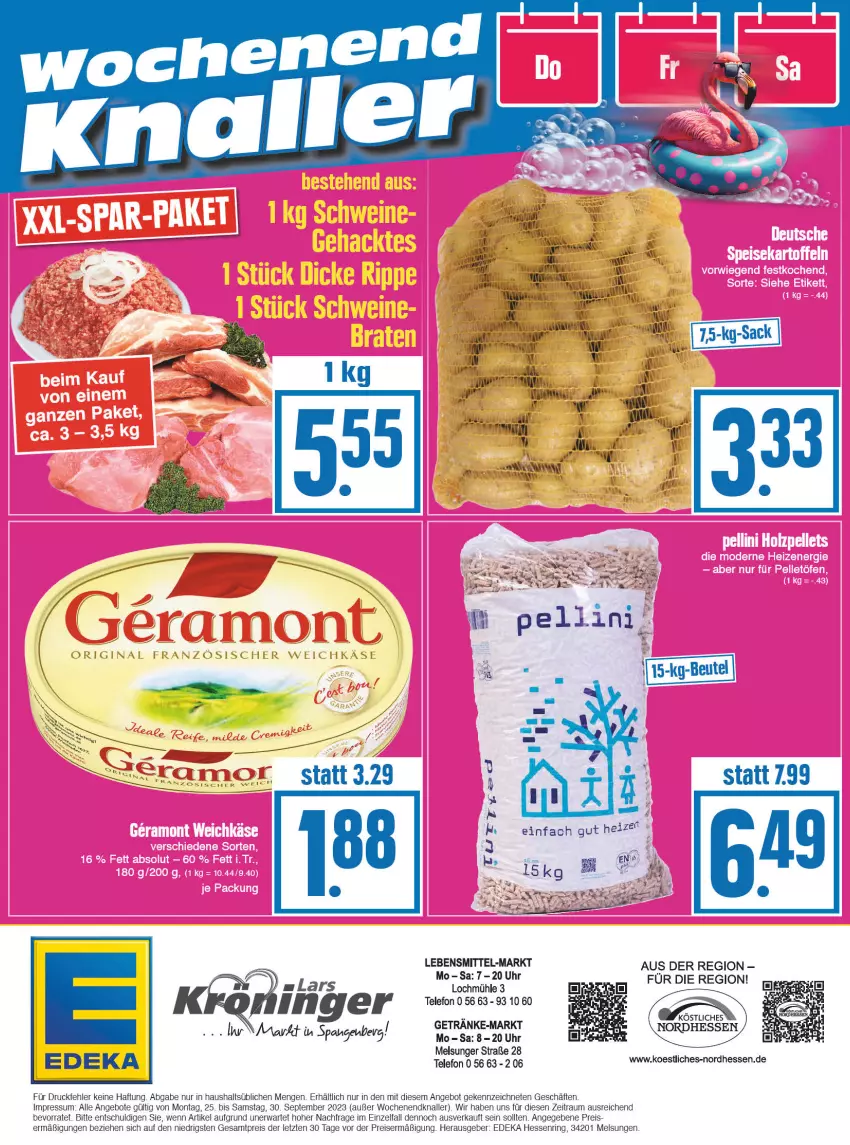 Aktueller Prospekt Edeka - Angebote der Woche - von 25.09 bis 30.09.2023 - strona 20 - produkty: angebot, angebote, deka, eis, getränk, getränke, lebensmittel, ndk, reis, ring, sac, telefon, Ti, uhr, ZTE