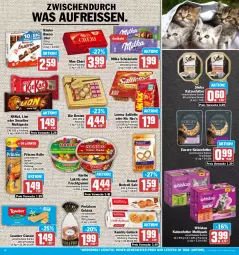 Gazetka promocyjna Aez - Prospekte - Gazetka - ważna od 30.09 do 30.09.2023 - strona 12 - produkty: beutel, eis, frucht, fruchtgummi, haribo, katzenfutter, Kinder, kinder bueno, kitkat, Lakritz, lion, lorenz, milka, milka schokolade, Mon Chéri, prinzen rolle, reis, reiss, saltletts, salz, Schal, Schale, schoko, schokolade, sheba, smarties, Ti, whiskas, ZTE