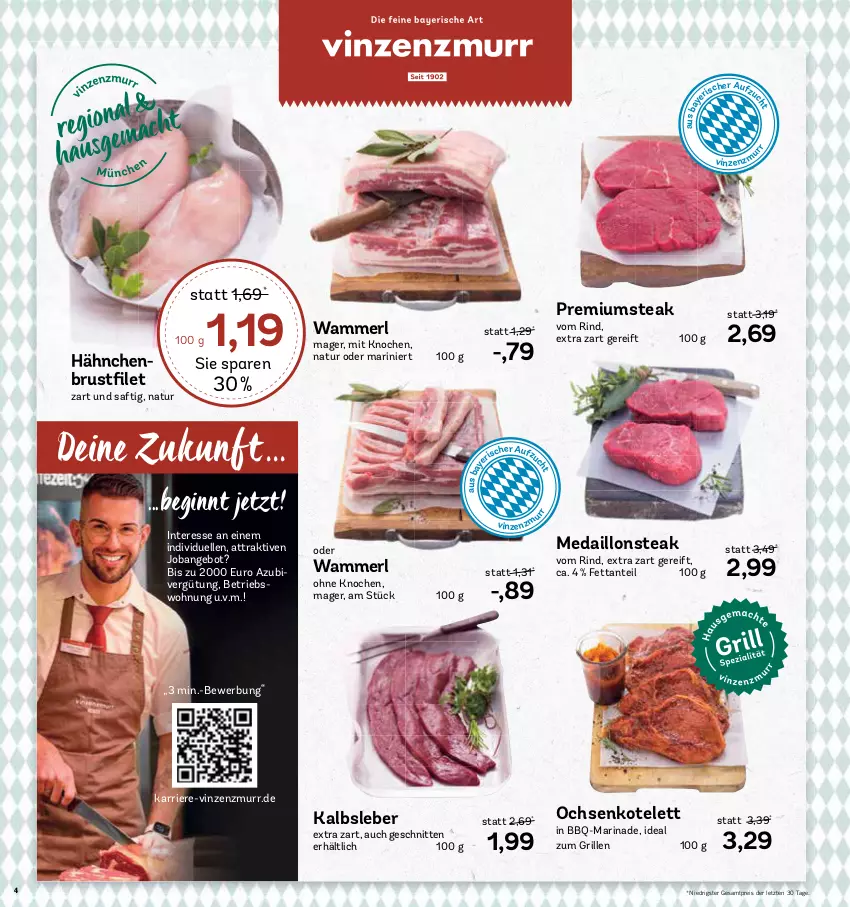 Aktueller Prospekt Aez - Prospekte - von 07.08 bis 12.08.2023 - strona 4 - produkty: angebot, eis, elle, gin, grill, hähnchenbrust, ideal zum grillen, Kalbsleber, kotelett, marinade, medaillons, merl, natur, reis, rind, saft, schnitten, steak, Ti, ZTE