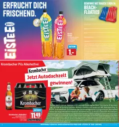 Gazetka promocyjna Aez - Prospekte - Gazetka - ważna od 12.08 do 12.08.2023 - strona 6 - produkty: AEZ, alkohol, auto, coupon, eis, eistee, erde, flasche, frucht, gewinnspiel, krombache, krombacher, krombacher pils, LG, mac, pils, Rauch, reis, ring, tee, telefon, Ti, weck, Zelt, ZTE