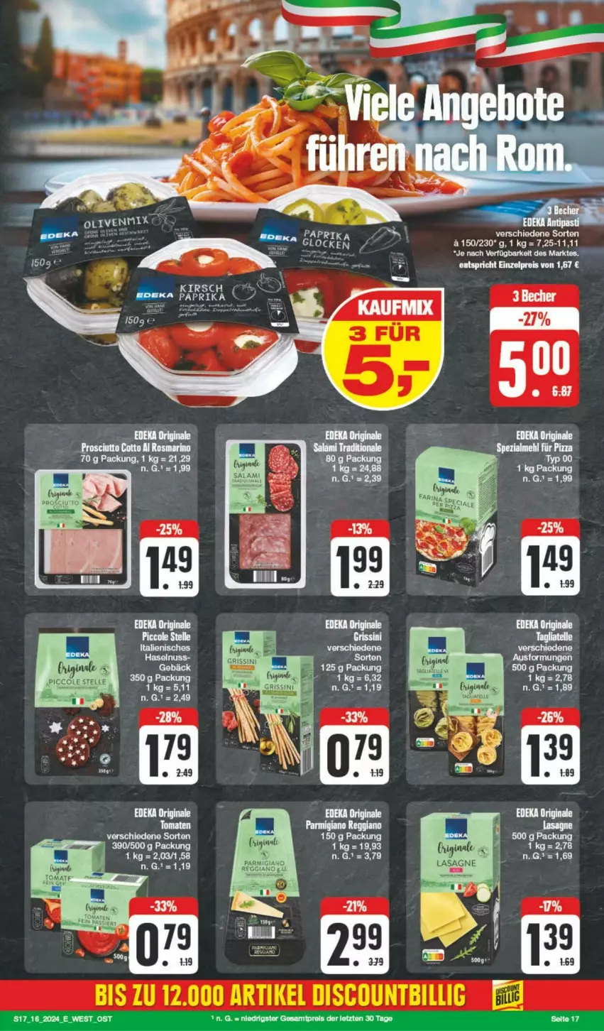 Aktueller Prospekt Edeka - Prospekte - von 13.04 bis 20.04.2024 - strona 17 - produkty: Brei, eis, paprika, reis, ZTE