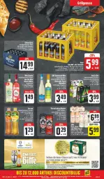 Gazetka promocyjna Edeka - Prospekte - Gazetka - ważna od 20.04 do 20.04.2024 - strona 9 - produkty: apfel, bitburger, burger, deka, eis, flasche, limo, limonade, Ti, wein