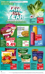 Gazetka promocyjna Kaufland - Gazetka - ważna od 19.10 do 19.10.2022 - strona 36 - produkty: ACC, activia, angebot, Becher, beutel, bifi, Cap, cappuccino, chia, cin, creme, danone, danone activia, dessert, ehrmann, Ehrmann Grand Dessert, eis, espresso, fertiggericht, fertiggerichte, freddo, frosta, frucht, geschnetzeltes, getränk, getränke, kartoffel, mac, macchiato, mccain, milch, milchmischgetränke, mövenpick, nudel, nudeln, oder cappuccino, reis, Romanasalat, salat, smoothie, Spezi, Ti, true fruits, Zelt, ZTE