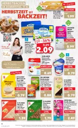 Gazetka promocyjna Kaufland - Gazetka - ważna od 19.10 do 19.10.2022 - strona 8 - produkty: alkohol, angebot, Apple, Becher, beutel, bourbon, bourbonvanille, butter, cin, creme, Dr. Oetker, eier, eis, elle, haltbare milch, haselnuss, Hefe, joghur, joghurt, kuchen, mandel, mandeln, meggle, mehl, milch, nuss, ohne alkohol, reis, rezept, rezepte, sac, sahne, schlagsahne, Ti, type 405, vanille, weizenmehl, ZTE, zucker